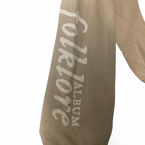 Women's Tan and Cream Sweatshirt - Picture 3 of 3